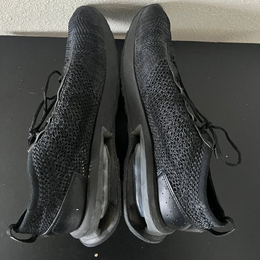 Nike Men's Air Max Black Flyknit Racer Shoes Sneakers Size 10.5 Style FD2764-001